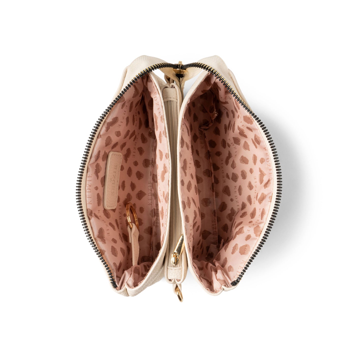 Kedzie Eclipse Convertible Wallet Crossbody Open Stock: Bone