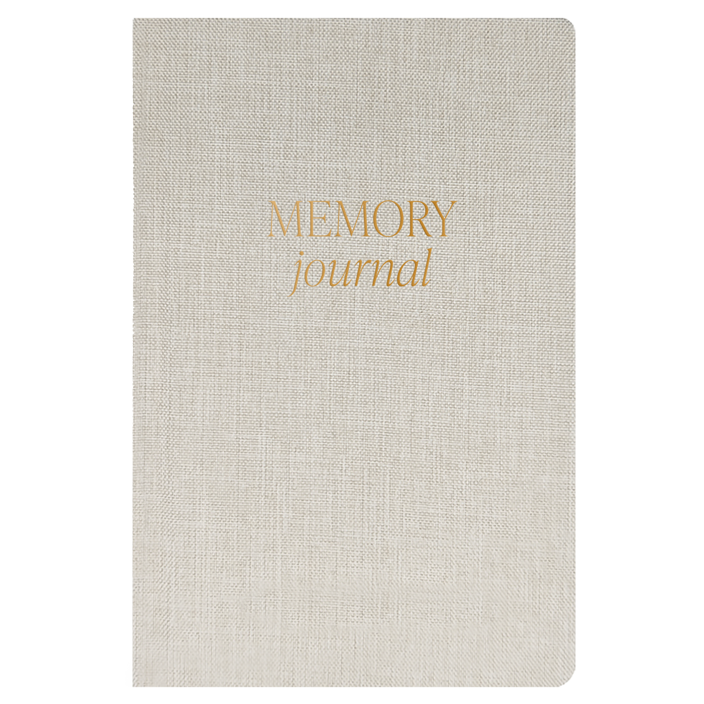 Neutral Memory Fabric Journal - Home Decor