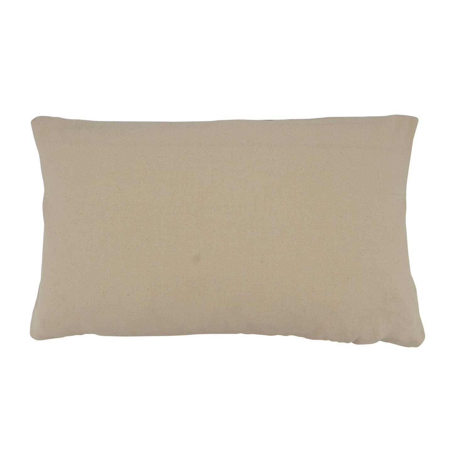 Striped Tassel Pillow: Grey / Down Filled / 12"x20"