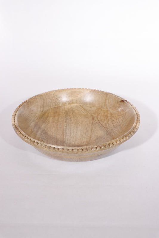 Handmade Mango Wood Serving Bowl