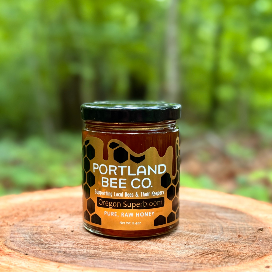 Superbloom Raw Honey – Pure, Unfiltered 8.4 oz Jar
