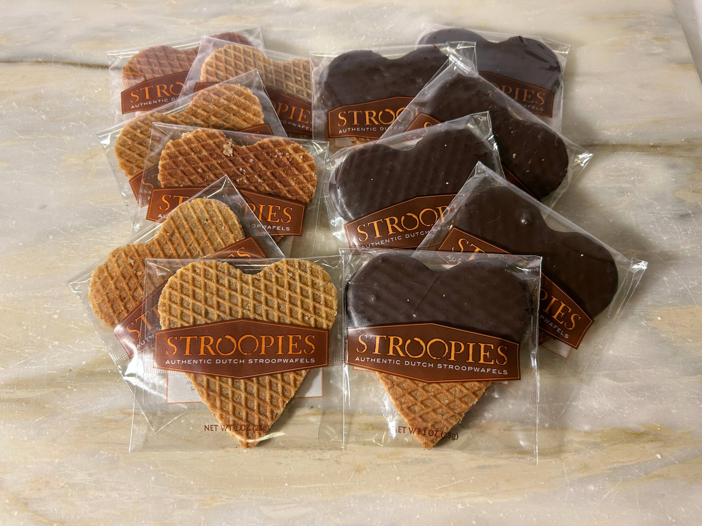 Stroopwafel Hearts: Gift Pack (6) / Traditional