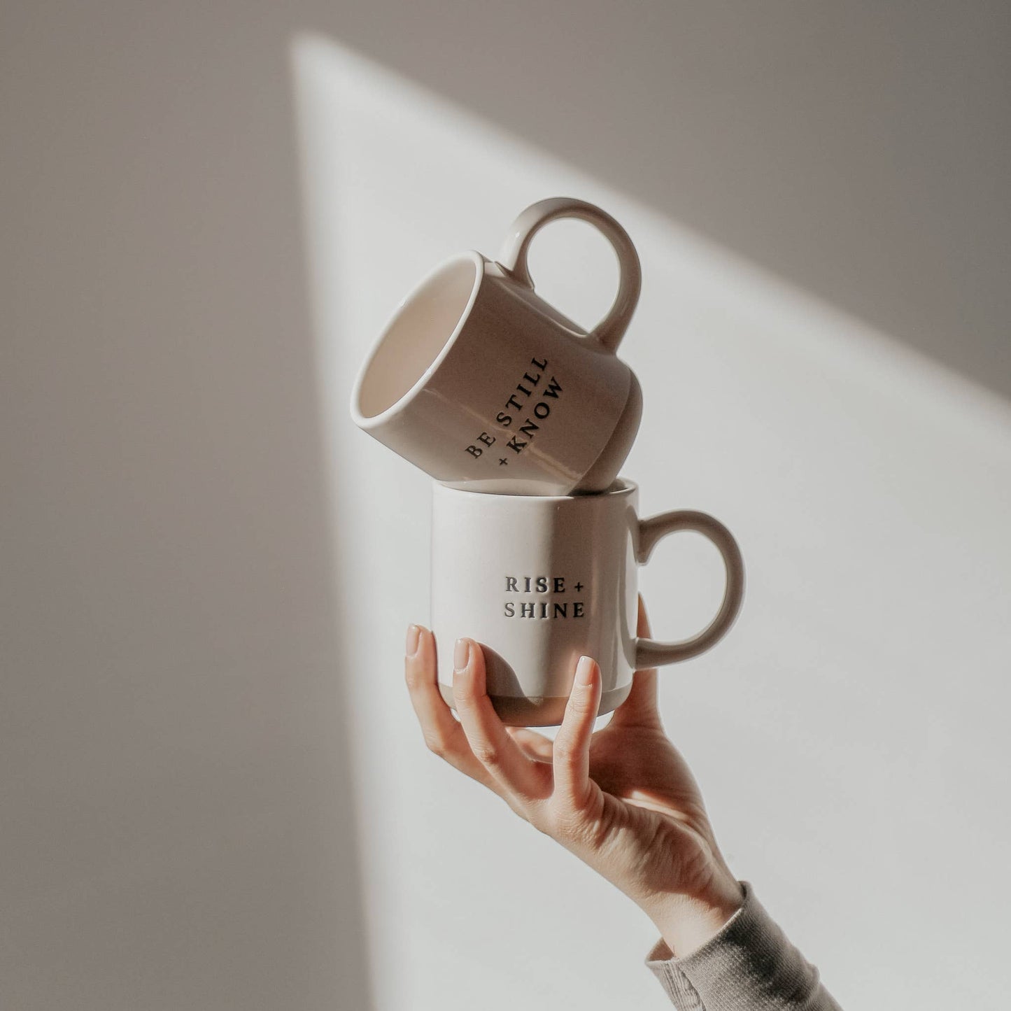 Be Still and Know Stoneware Coffee Mug - Gifts & Home Decor