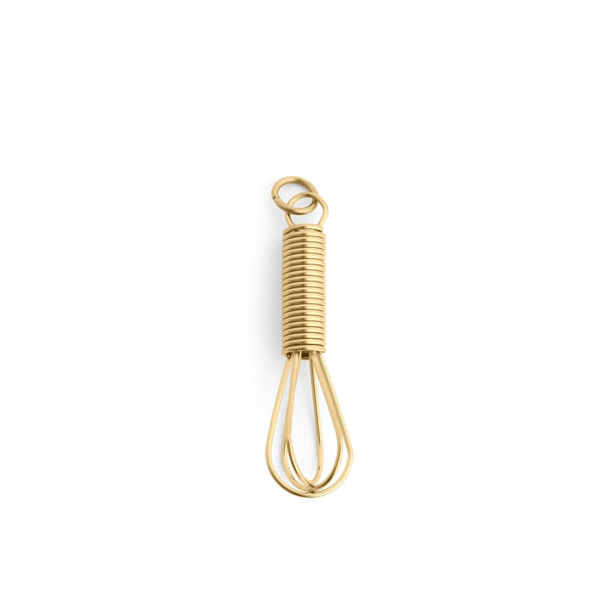 18K Gold PVD Stainless Steel Whisk Charm: Gold