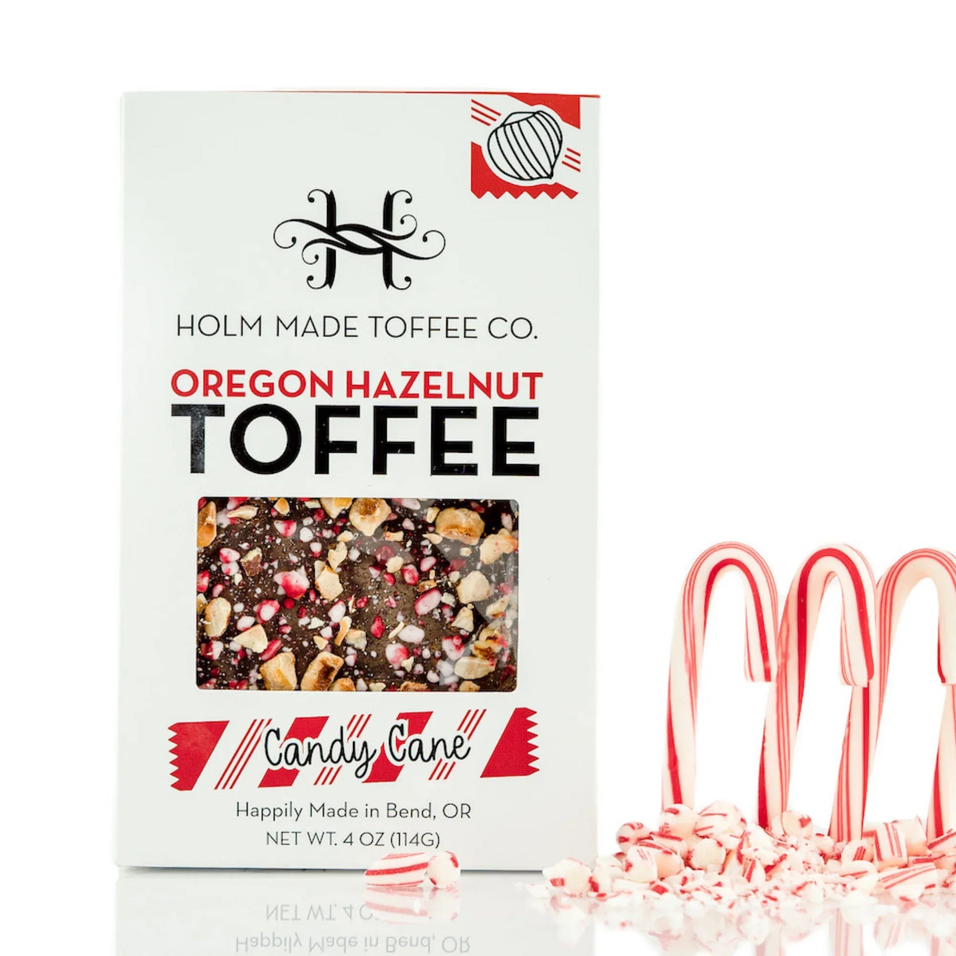 Candy Cane - Oregon Hazelnut Toffee - Twelve 28 Market