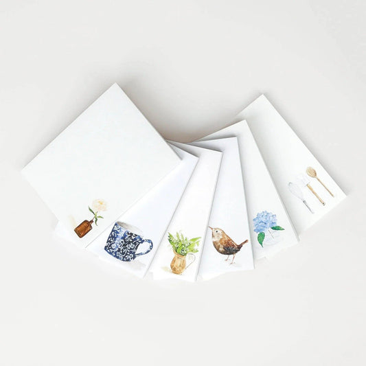 Petite everyday notepad: Calico mug