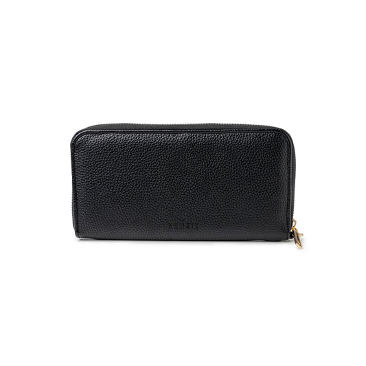 Kedzie Eclipse Zip-Around Clutch Open Stock: Black