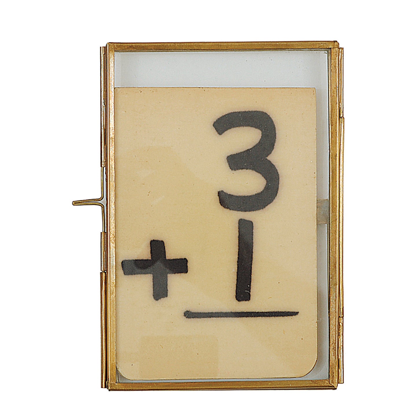 Brass and Glass 4x6 Photo Frame