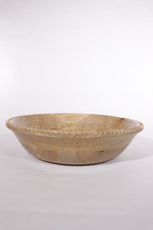 Handmade Mango Wood Serving Bowl
