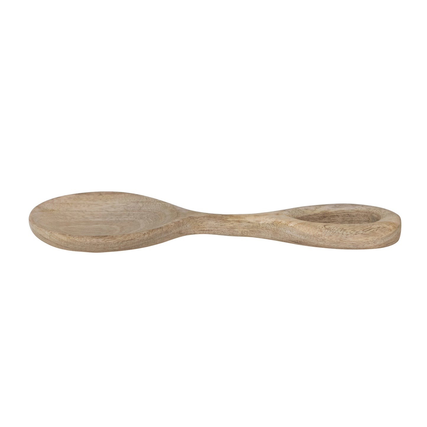 Hand-Carved Mango Wood Spoon, Bleached