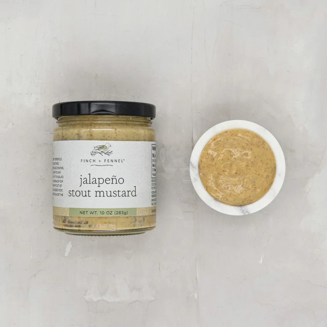 Jalapeño Stout Mustard - Finch + Fennel - Twelve 28 Market