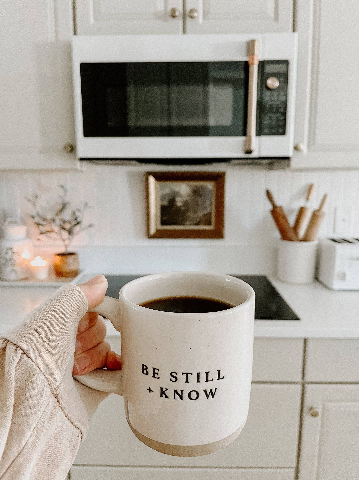 Be Still and Know Stoneware Coffee Mug - Gifts & Home Decor