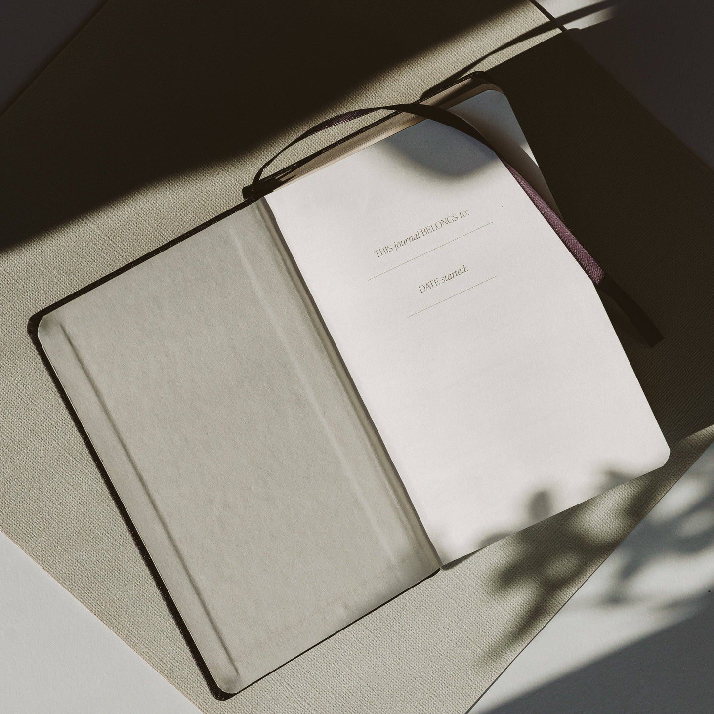 One Line A Day Fabric Journal, Blue