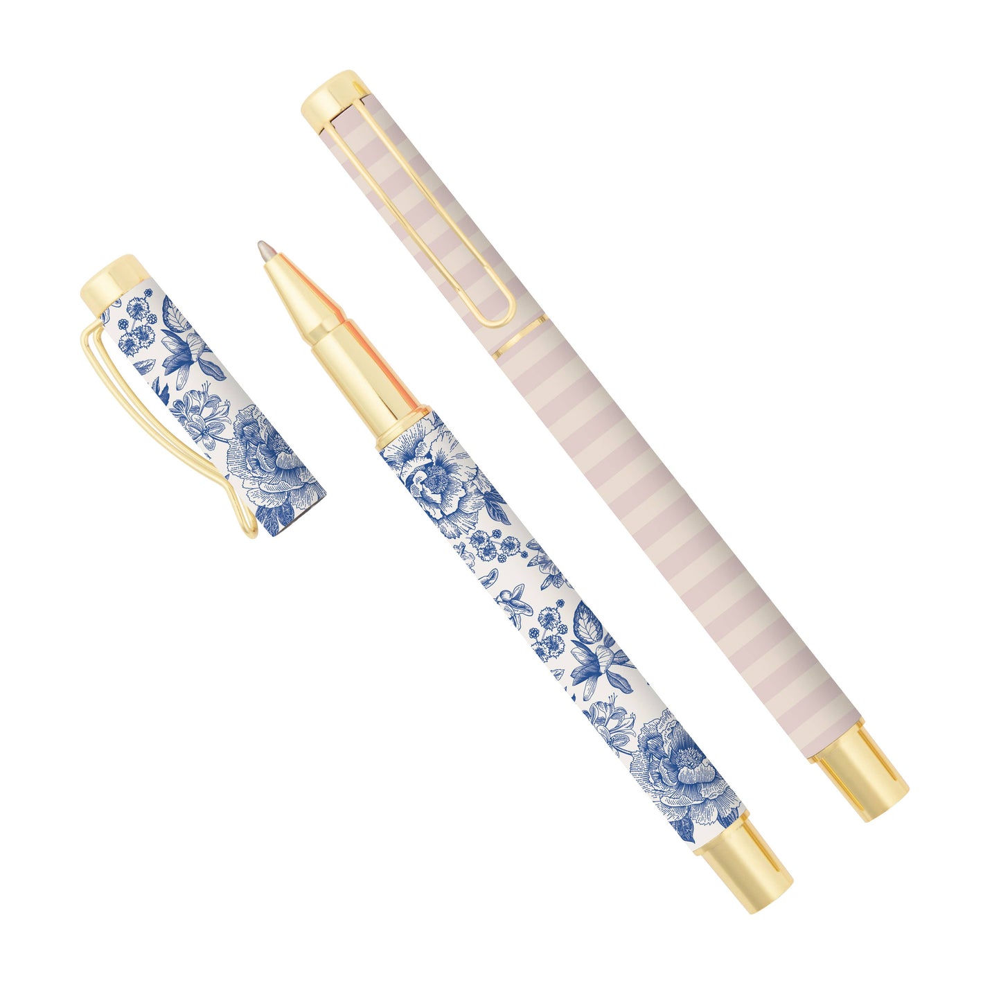 Blue Delft Metal Pen Set - Home Decor & Gifts
