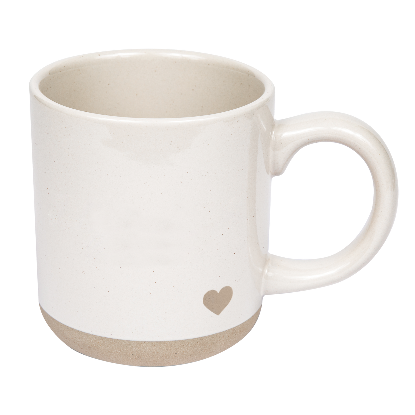 Heart Stoneware Coffee Mug - Home Decor & Gifts