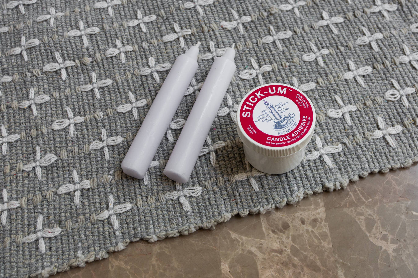 Fox Run Stick-Um Candle Adhesive, 2-Ounces