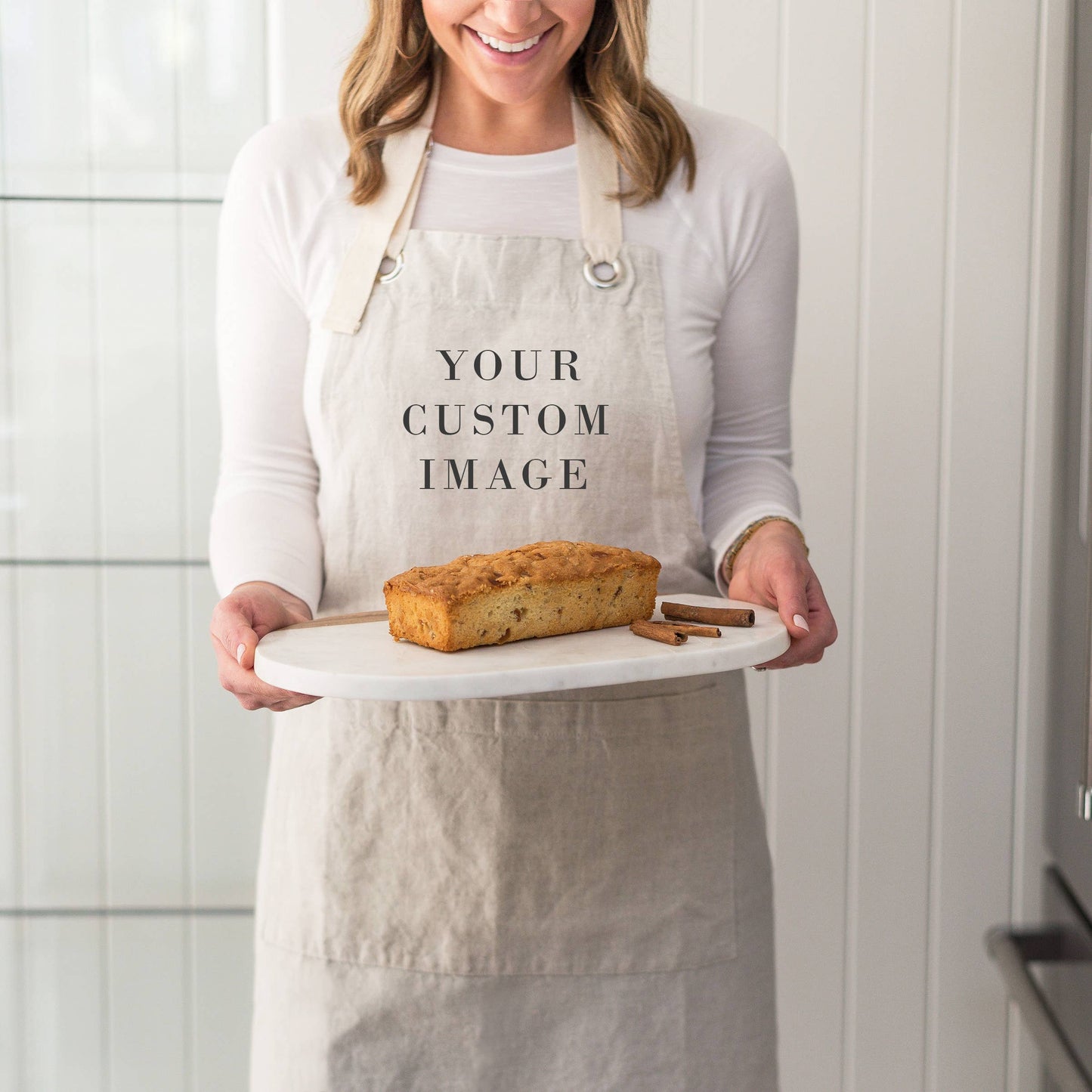 Your Custom Design Apron: Natural