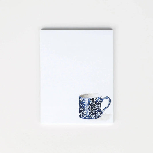 Petite everyday notepad: Calico mug