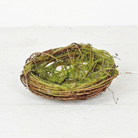 Twiggy Moss Bird Nest, 6”