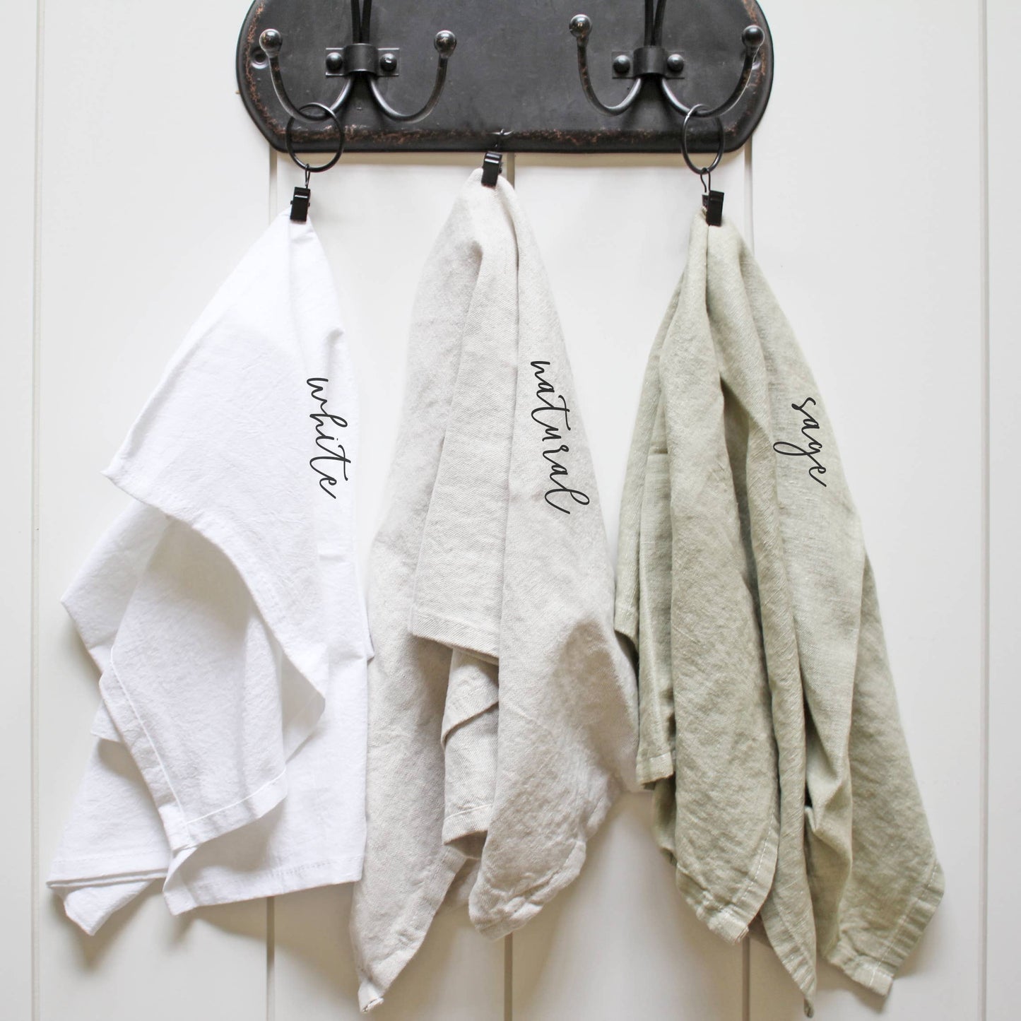 Your Custom Design Tea Towel: Natural • Cotton/Linen Blend