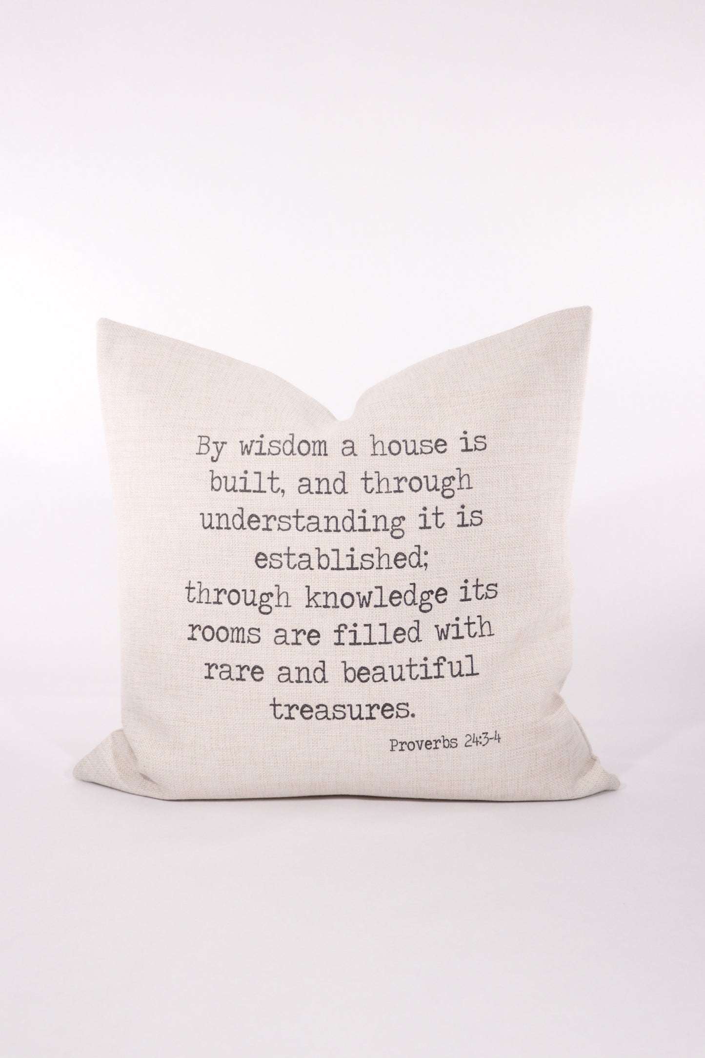 By Wisdom 18x18 Pillow Cover